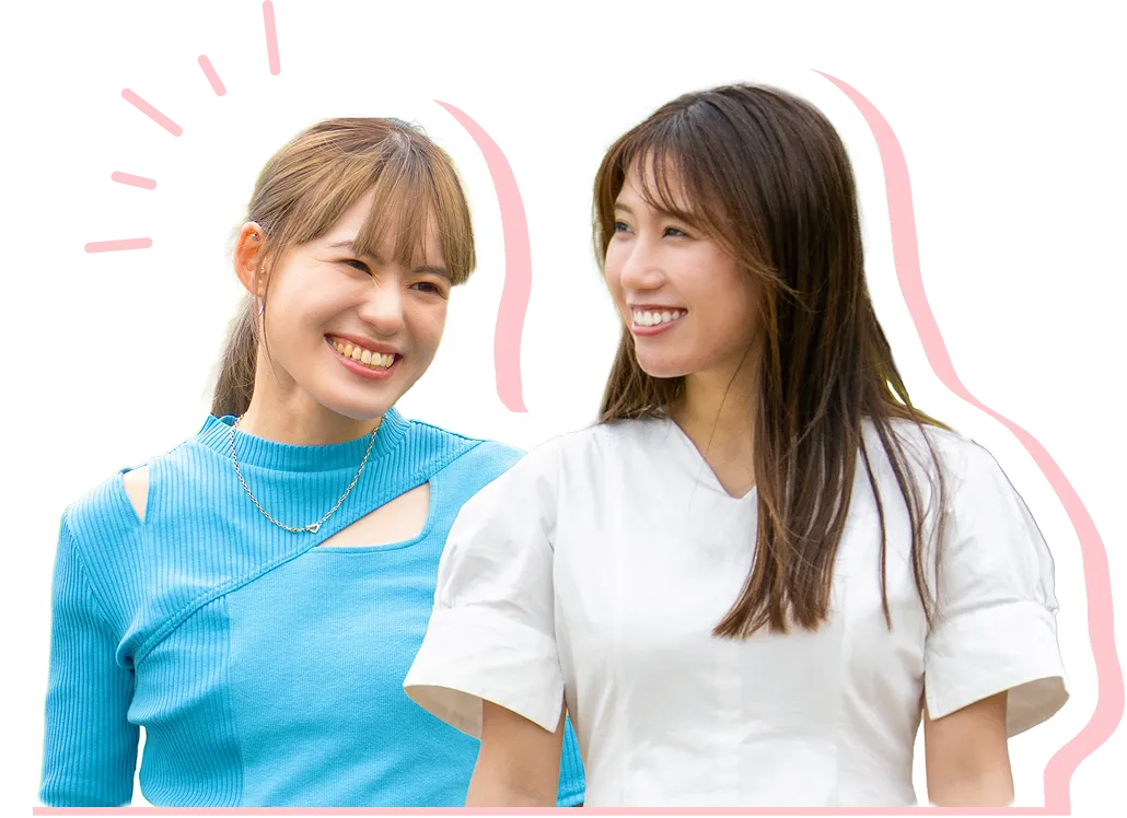 ふらっと川棚のコースを楽しんで帰路につく二人の様子